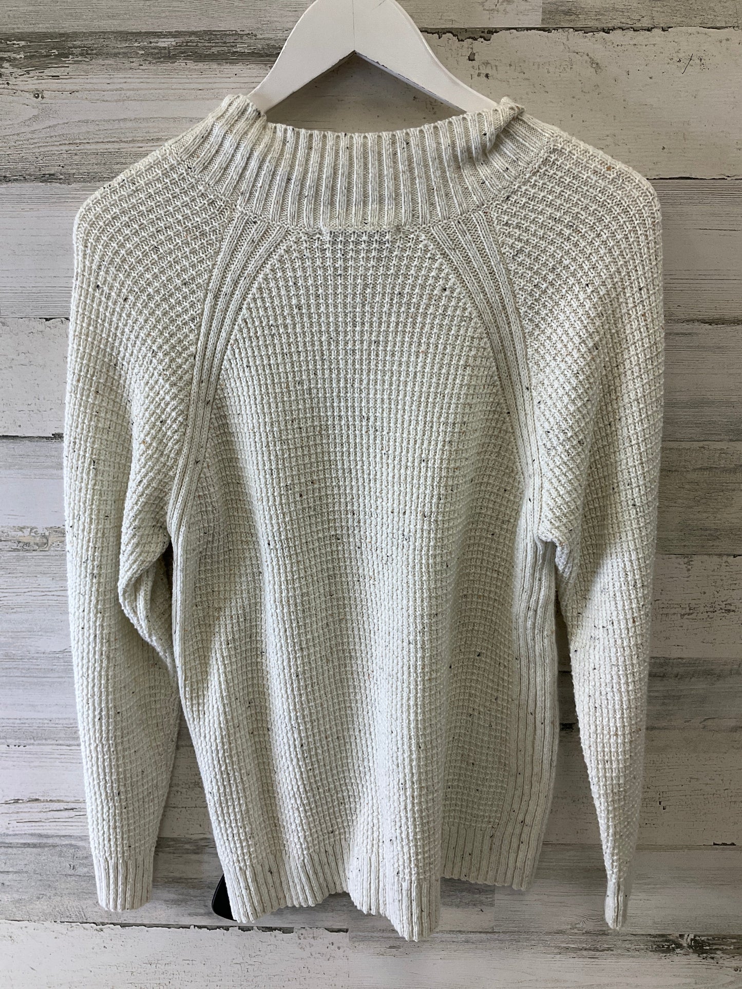 Top Long Sleeve By Christopher And Banks In Cream, Size: L