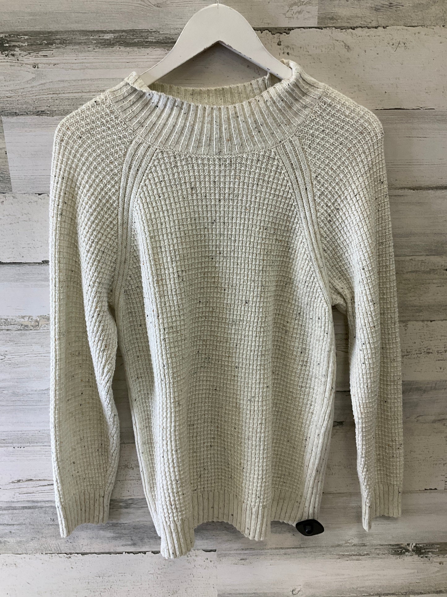 Top Long Sleeve By Christopher And Banks In Cream, Size: L