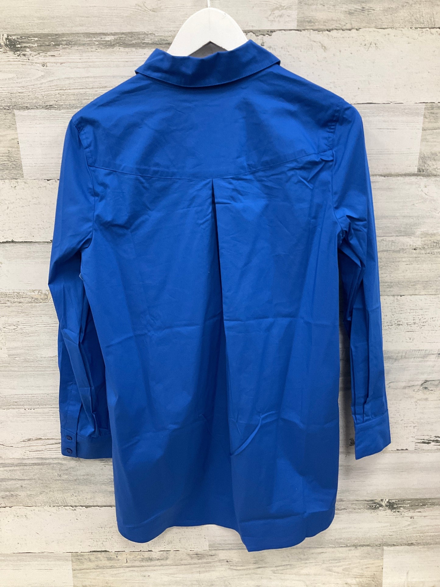 Top Long Sleeve By Susan Graver In Blue, Size: M