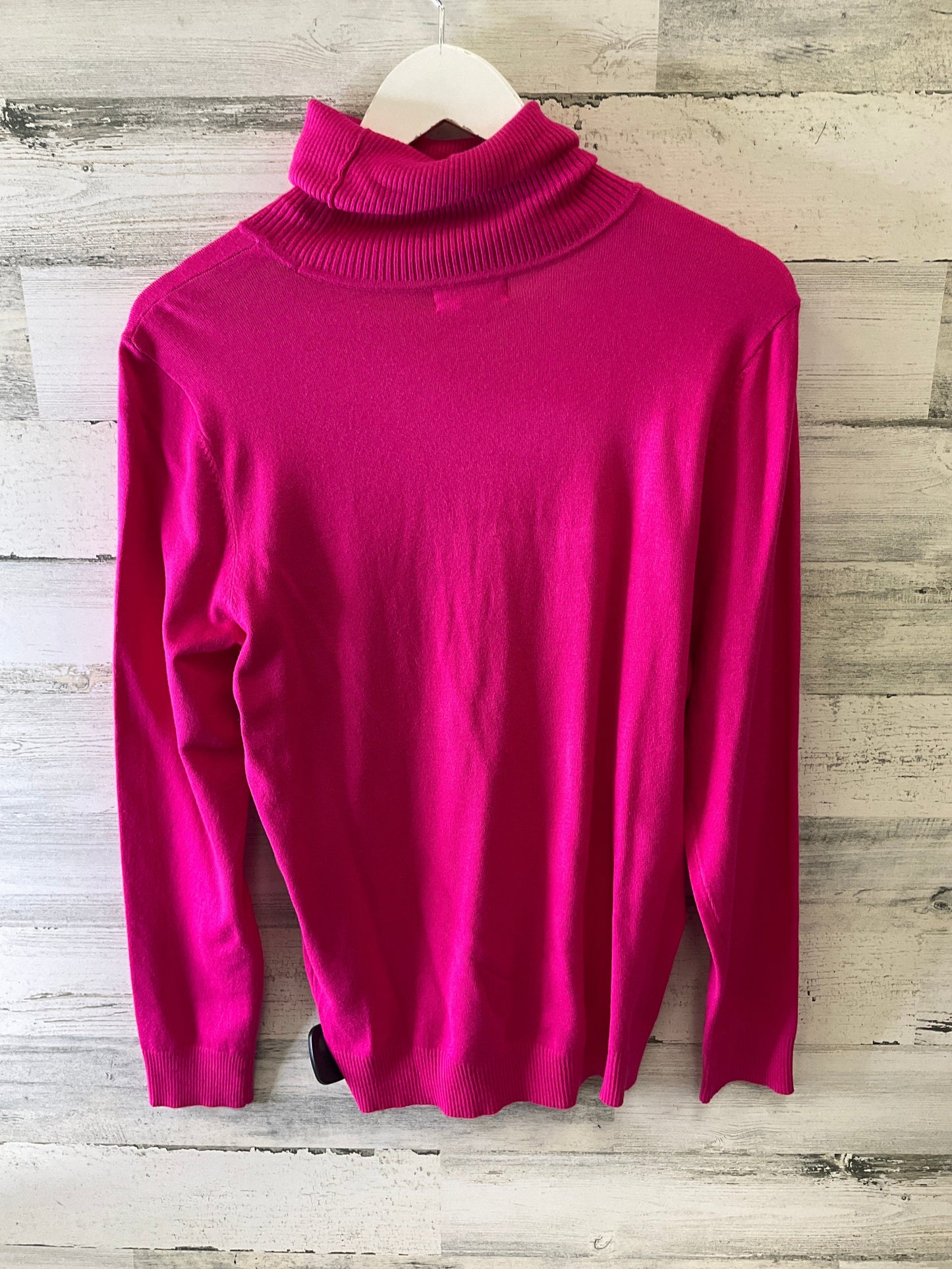 Sweater By Calvin Klein In Pink, Size: L