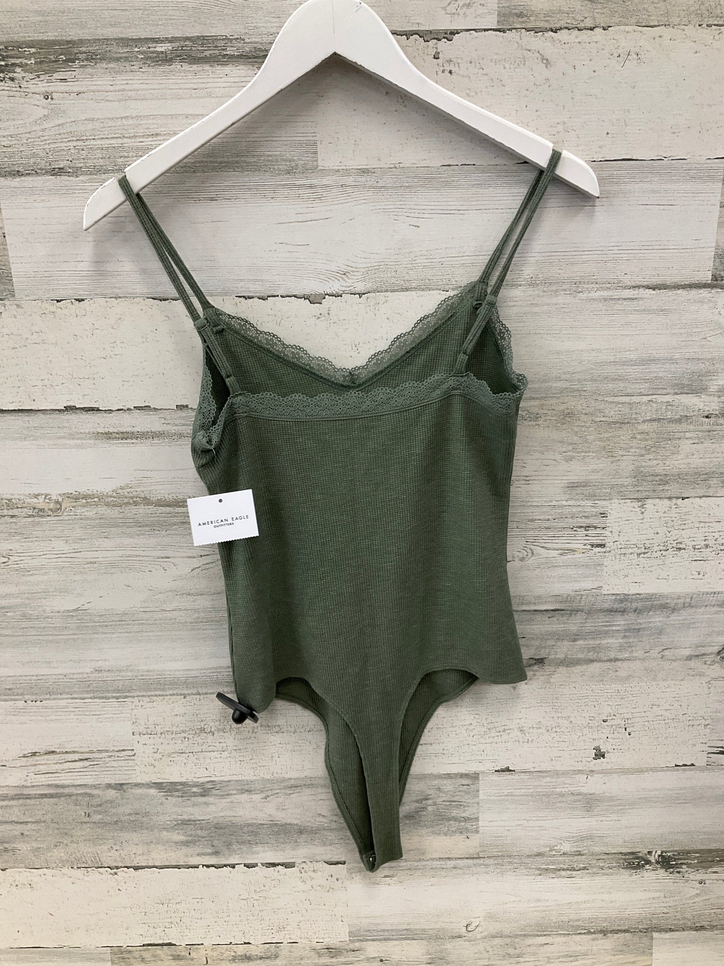 Bodysuit By American Eagle In Green, Size: L