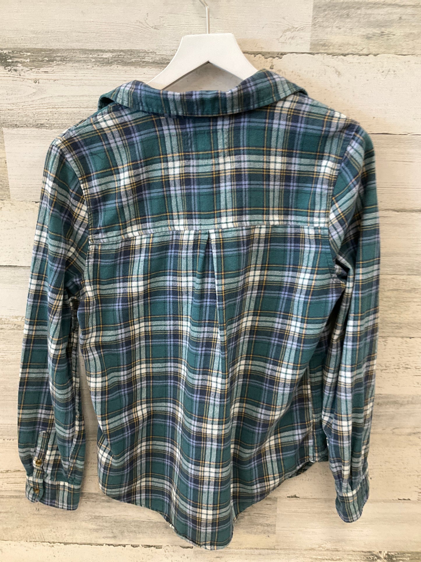 Top Long Sleeve By Aeropostale In Green, Size: M