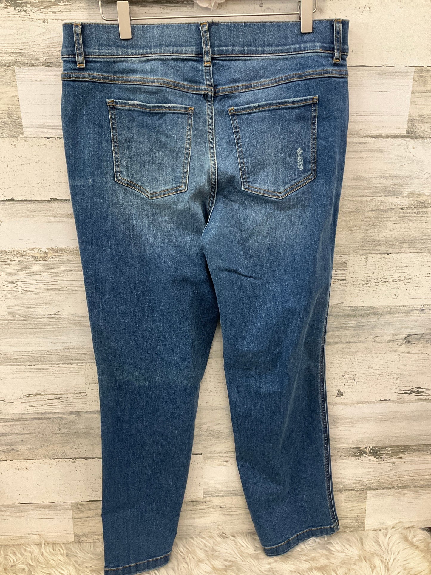 Jeans Straight By Spanx In Blue, Size: 16