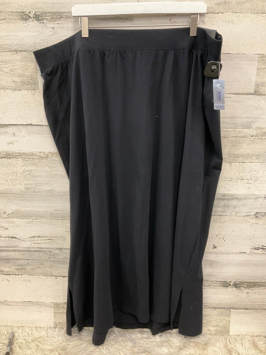 Skirt Mini & Short By Catherines In Black, Size: 3x