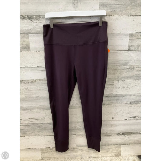 Athletic Leggings By 90 Degrees By Reflex In Purple, Size: Xl