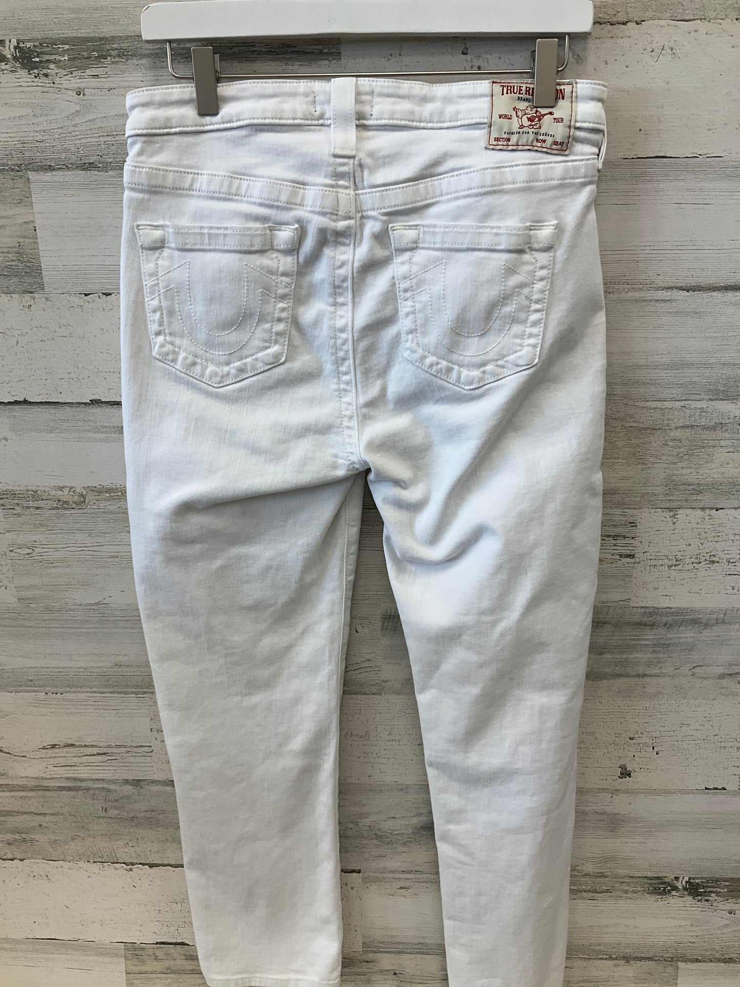 Jeans Straight By True Religion In White, Size: 6