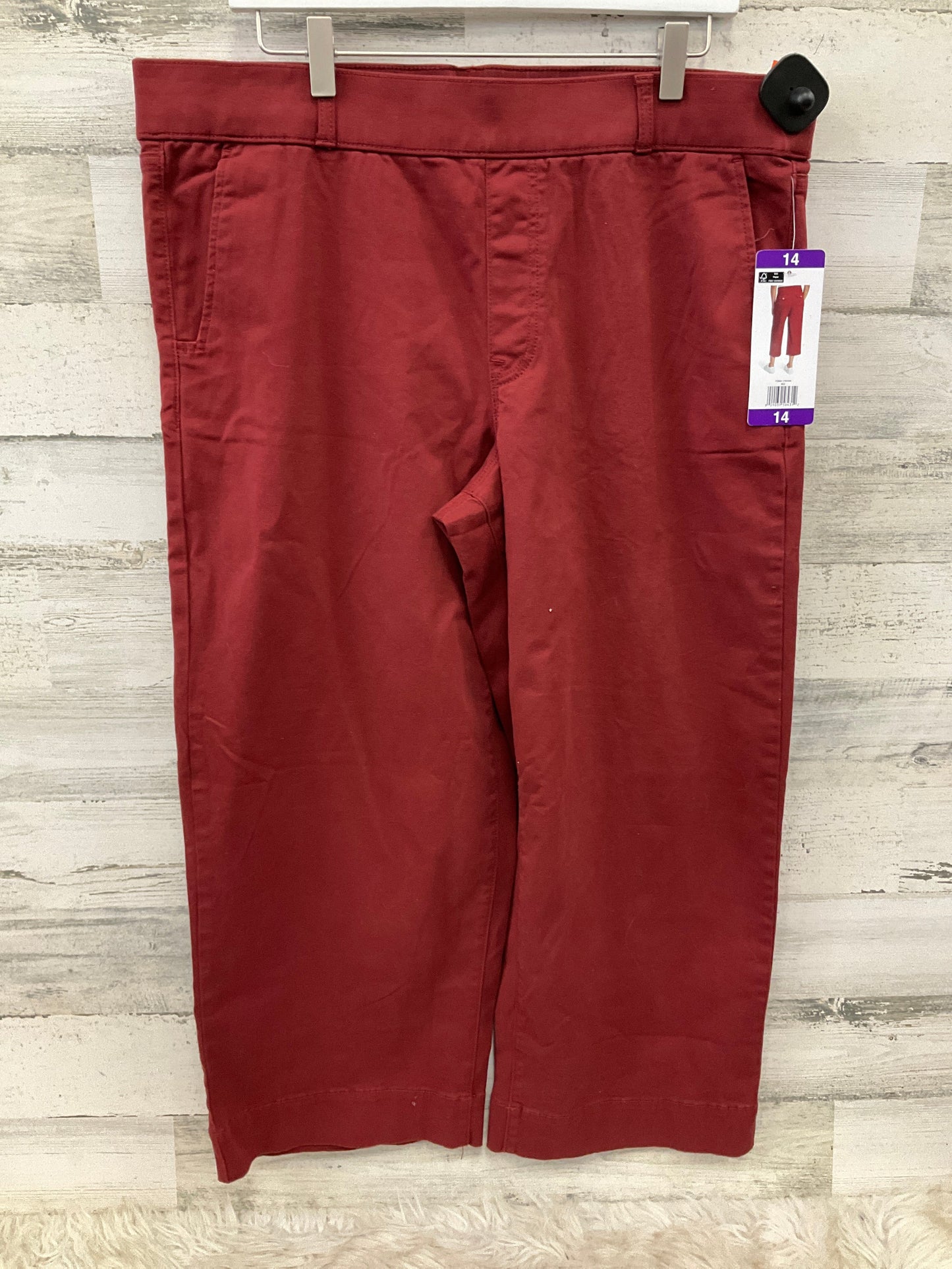 Pants Other By Gloria Vanderbilt In Maroon, Size: 14