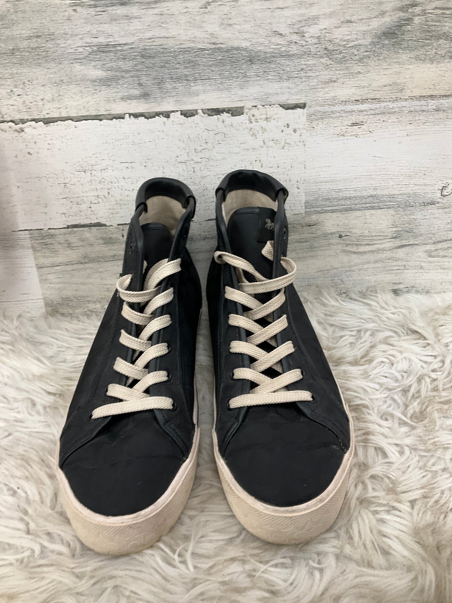Shoes Designer By Coach In Black, Size: 9