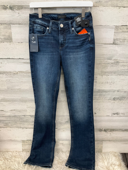 Jeans Straight By Silver In Blue Denim, Size: 2