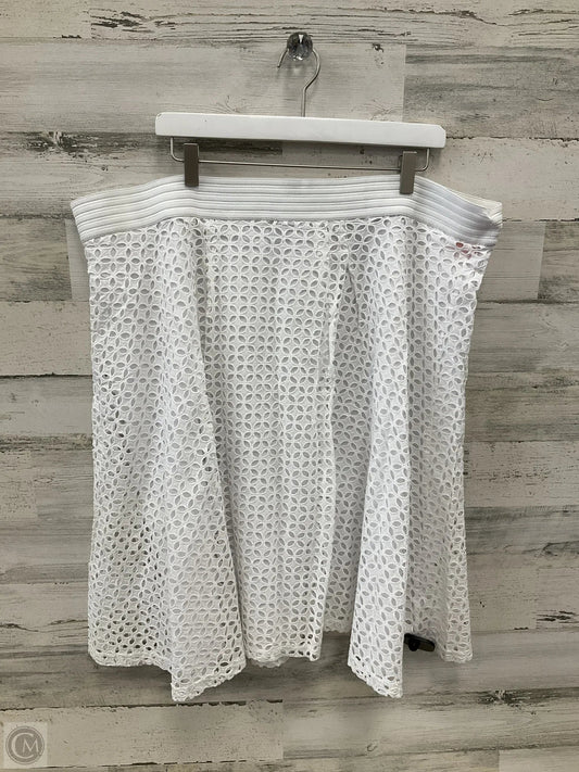 Skirt Mini & Short By Roz And Ali In White, Size: 3x