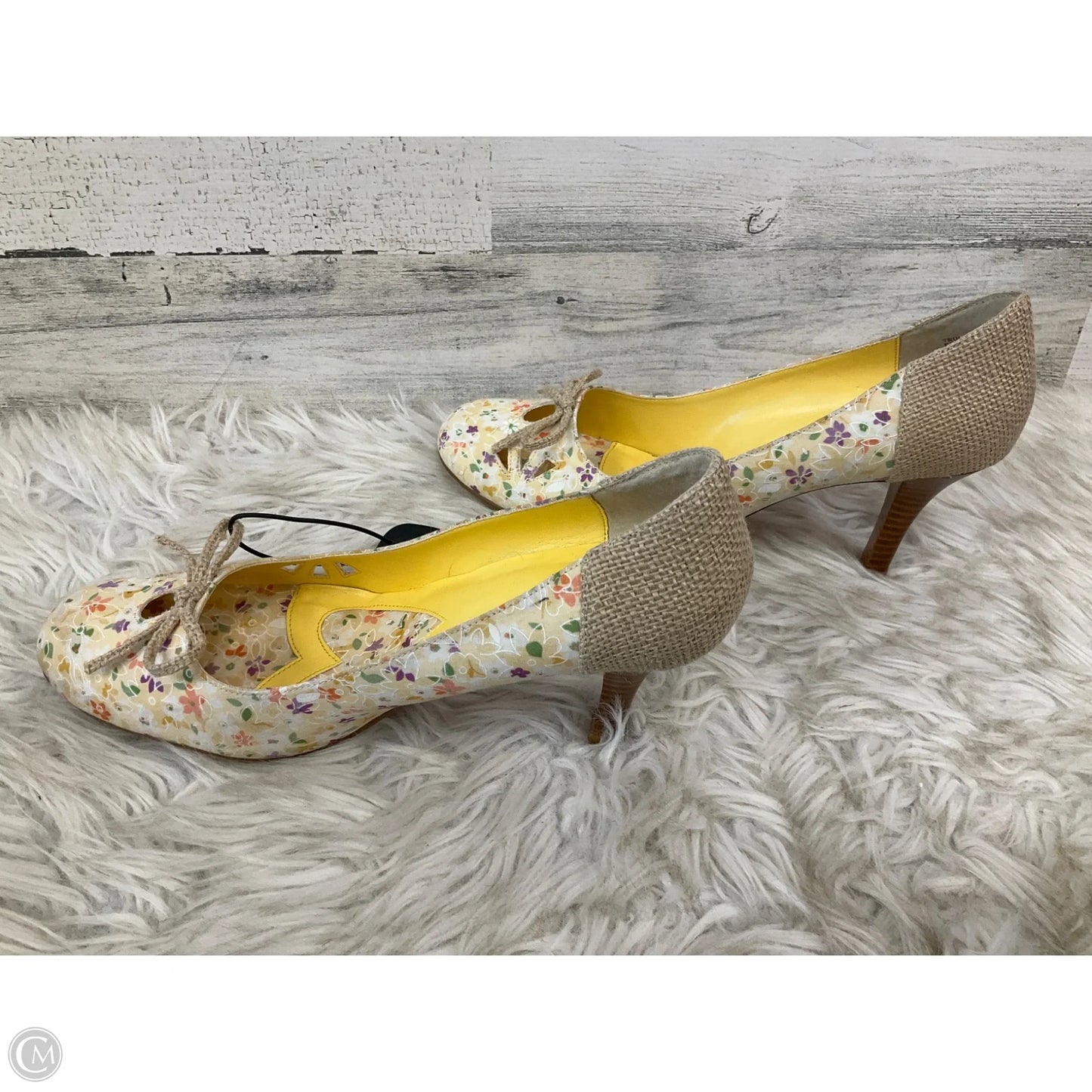 Shoes Heels Stiletto By Clothes Mentor In Yellow, Size: 11