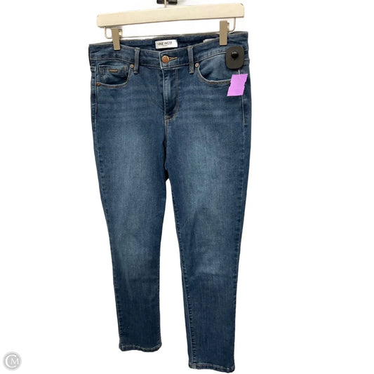 Jeans Straight By Nine West In Blue, Size: 4