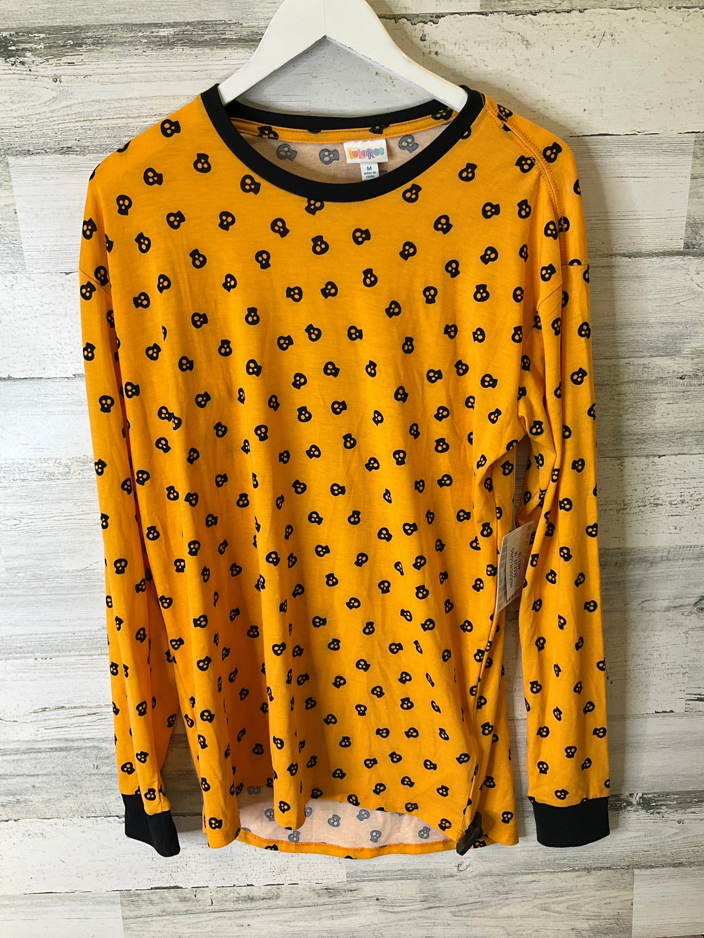 Top Long Sleeve By Lularoe In Orange, Size: M