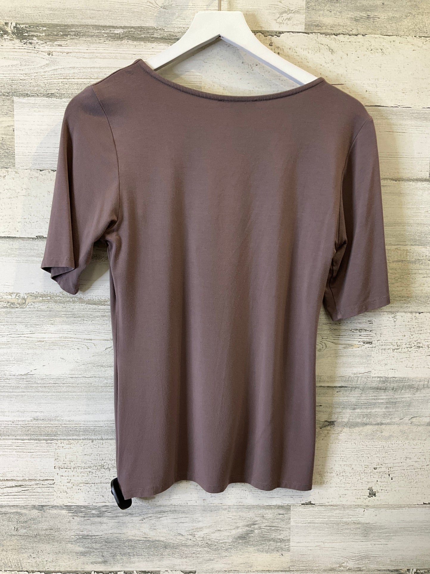 Taupe Top Short Sleeve Red, Size M