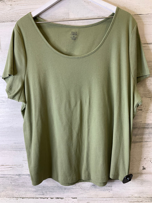 Top Short Sleeve By Falls Creek  Size: 3x