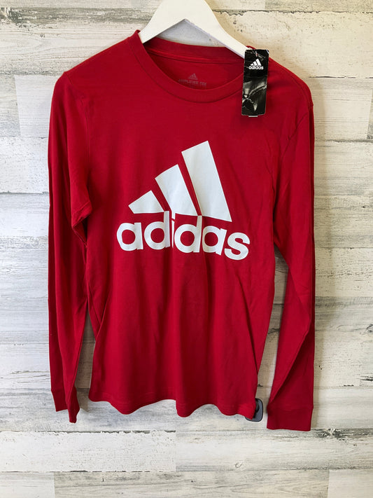 Red Top Long Sleeve Adidas, Size Petite   Xs