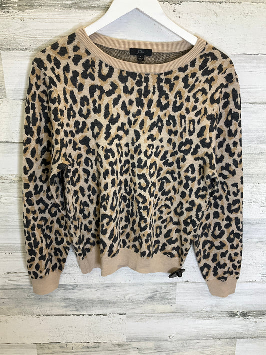 Animal Print Sweater J Crew O, Size M