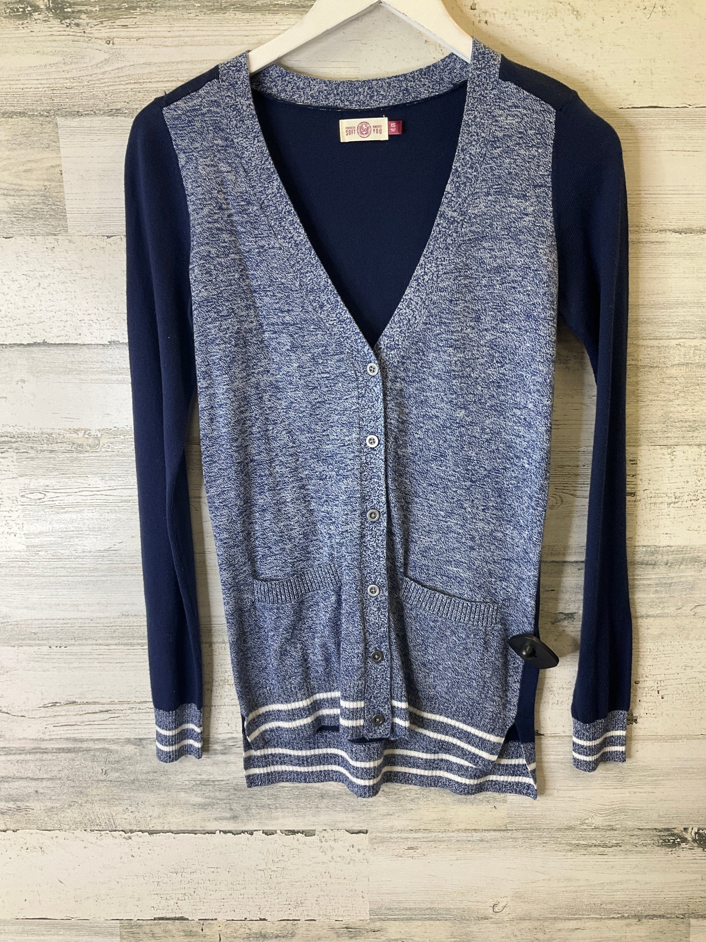 Cardigan By So In Navy, Size: Xs