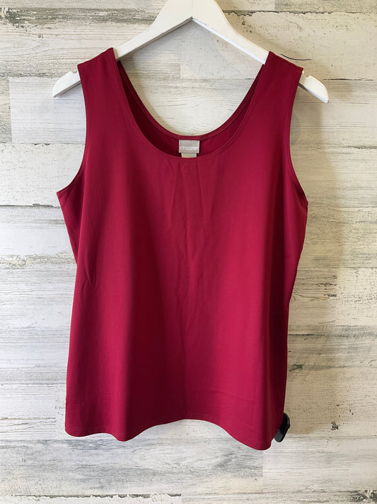 Red Tank Top Chicos, Size L