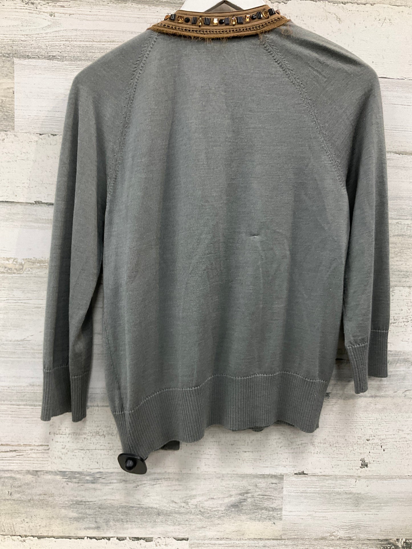 Sweater 2pc By St John Collection In Grey, Size: S