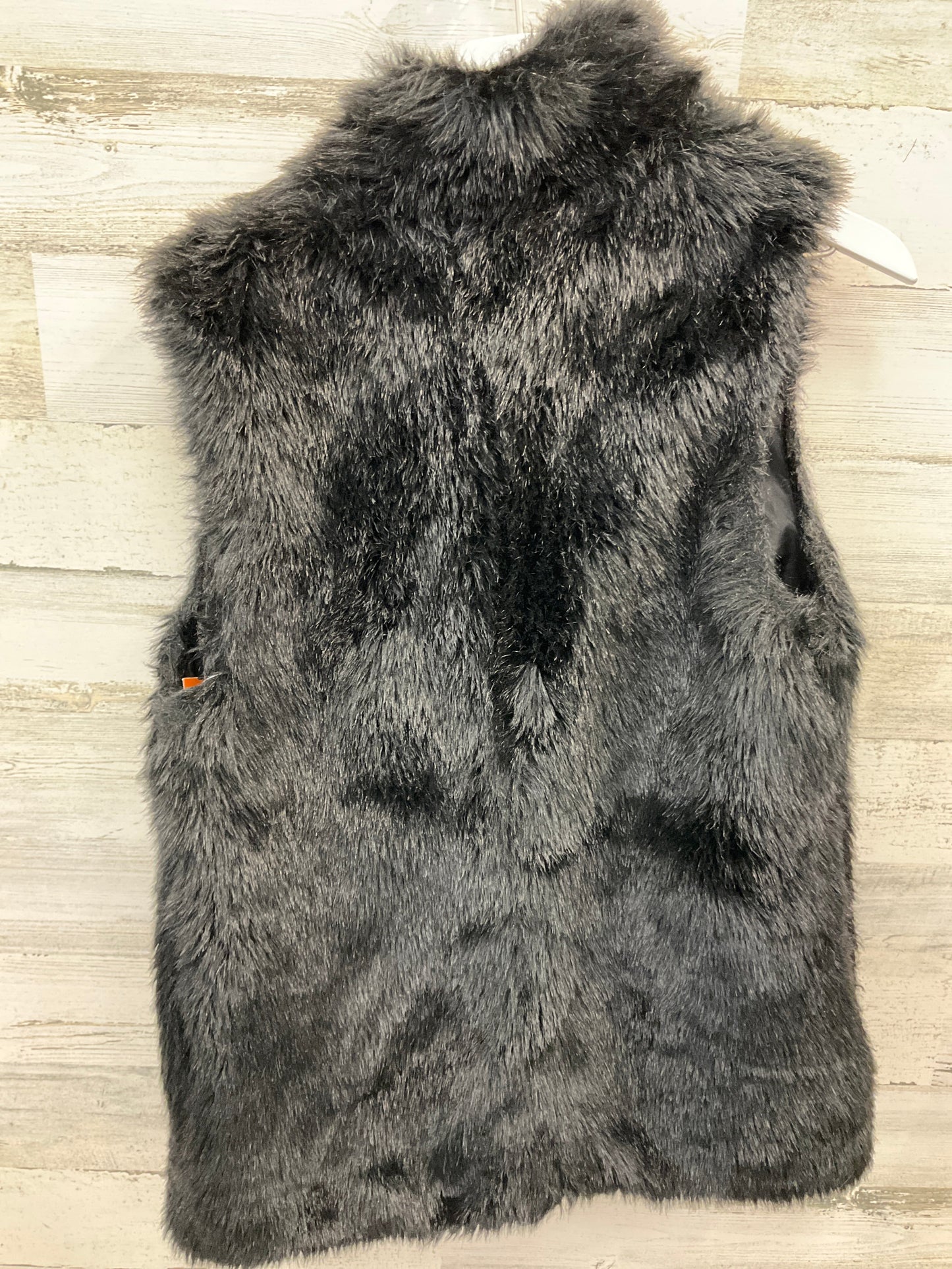 Vest Faux Fur & Sherpa By Forever 21 In Black, Size: S