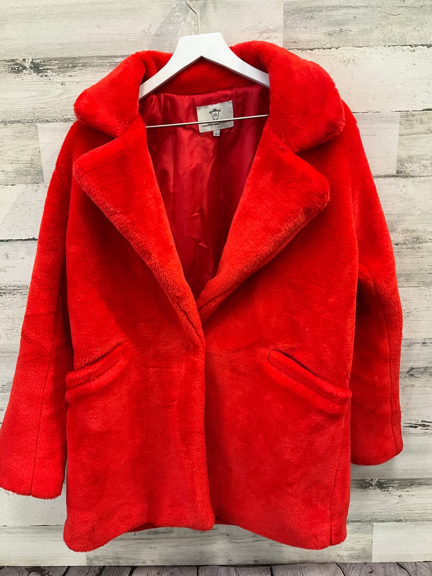 Coat Other By Clothes Mentor In Orange, Size: L