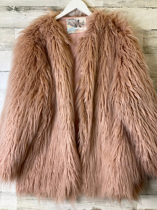 Coat Faux Fur & Sherpa By Kimichi Blue In Pink, Size: M