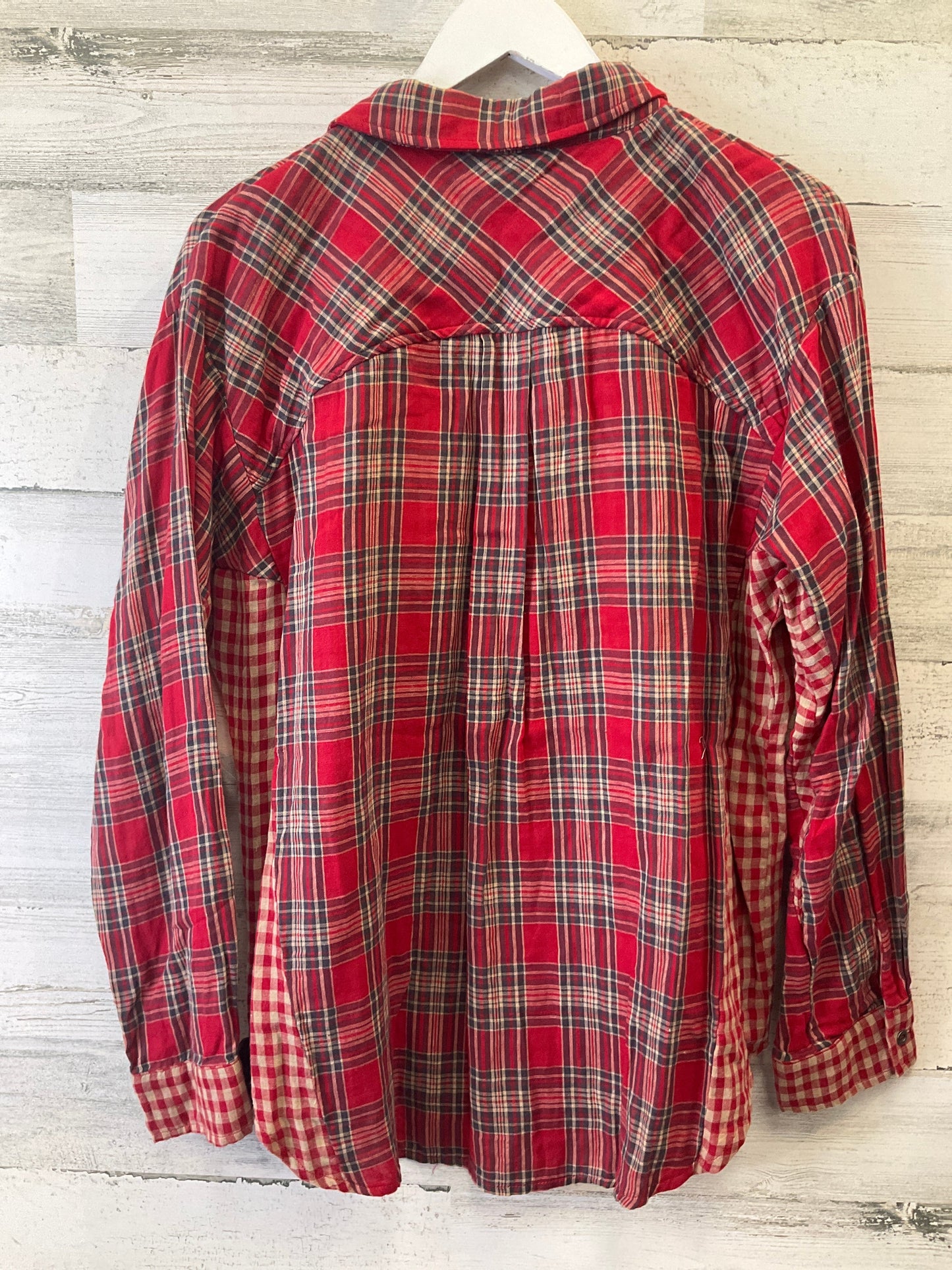 Red Top Long Sleeve Mystree, Size M