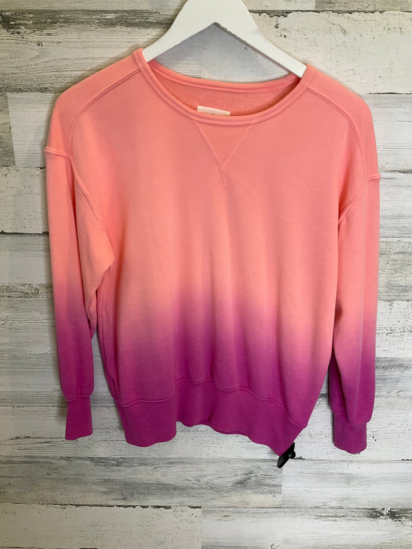 Orange Sweatshirt Crewneck Lou And Grey, Size Petite   Xs