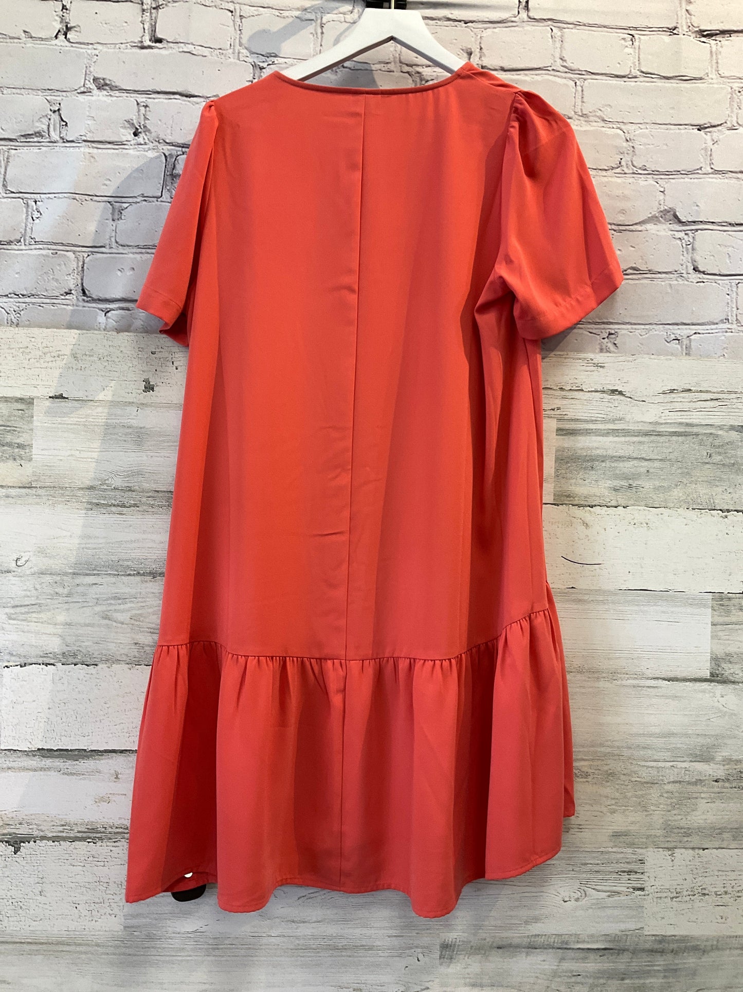 Orange Dress Casual Short A New Day, Size M