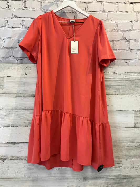 Orange Dress Casual Short A New Day, Size M