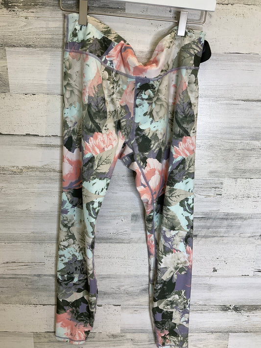 Green Athletic Leggings Fabletics, Size L