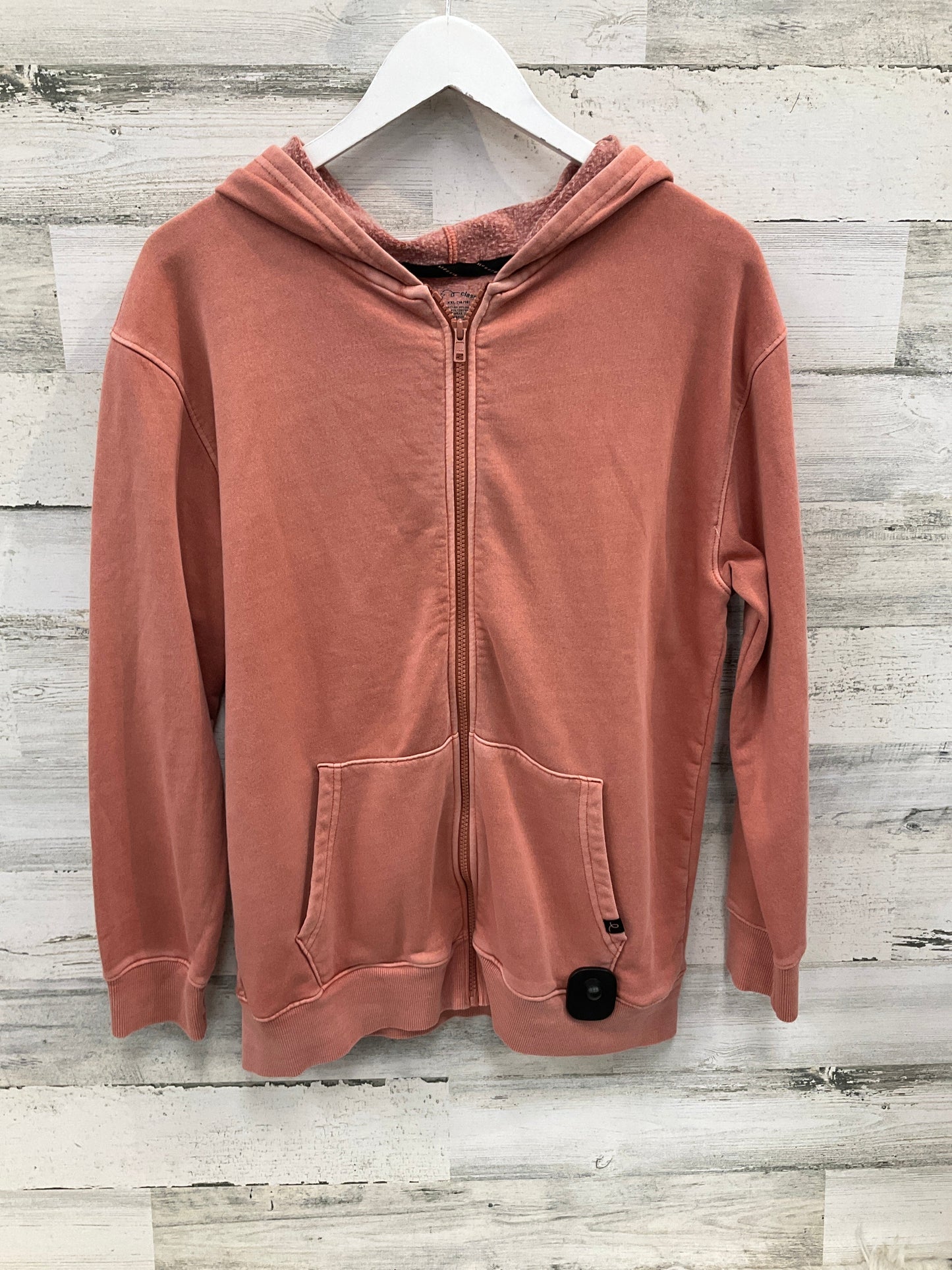 Sweatshirt Hoodie By Clothes Mentor In Orange, Size: Xxl