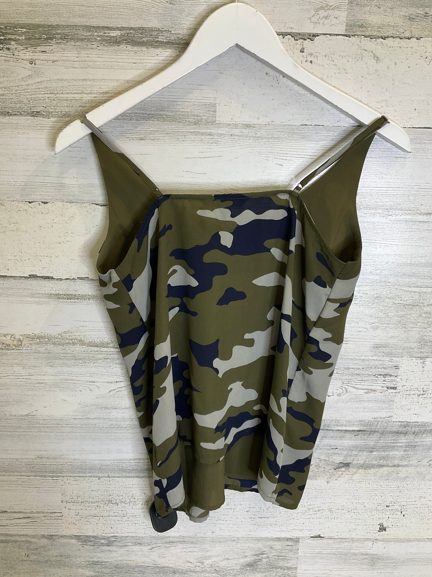 Camouflage Print Top Sleeveless Banana Republic, Size Xs