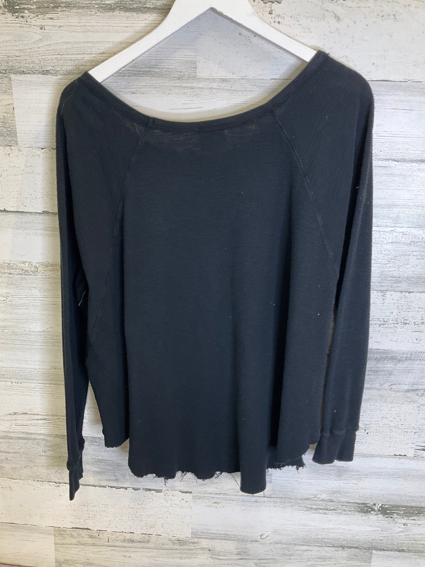 Black Top Long Sleeve Junk Food, Size M