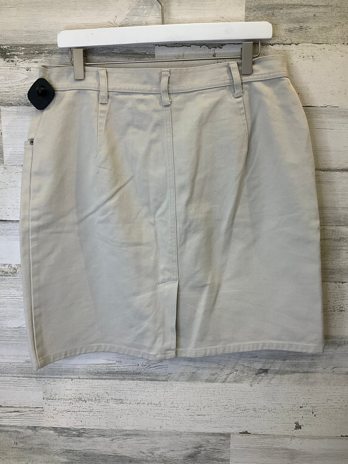 Tan Skirt Mini & Short Bill Blass, Size 14