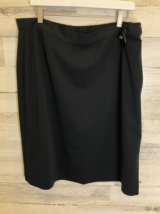 Black Skirt Mini & Short Cherokee, Size 18