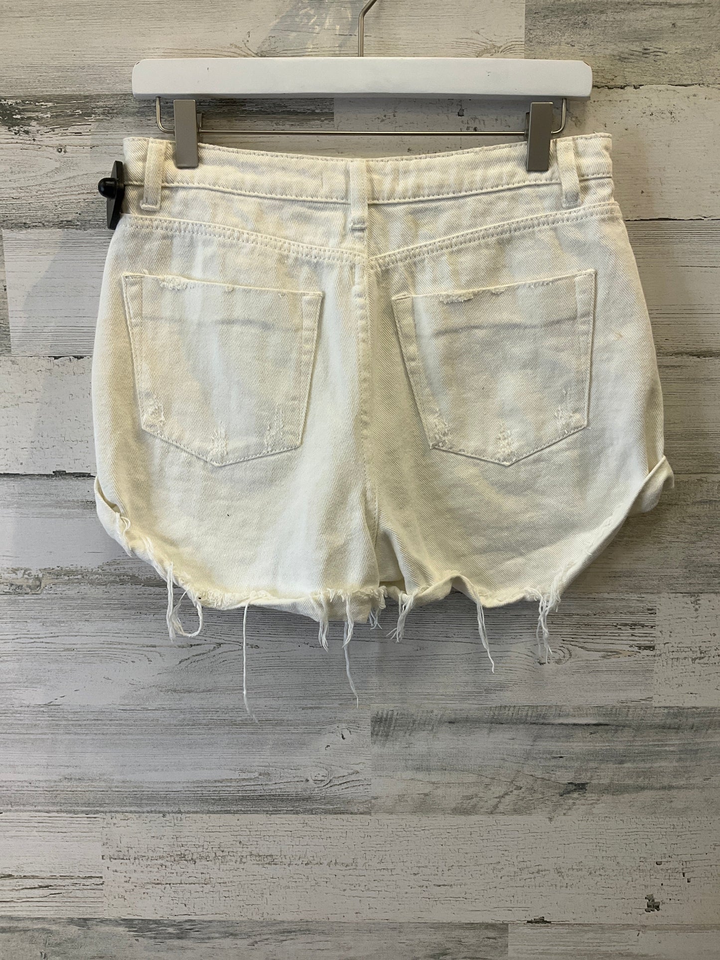 White Denim Shorts Mustard Seed, Size 8