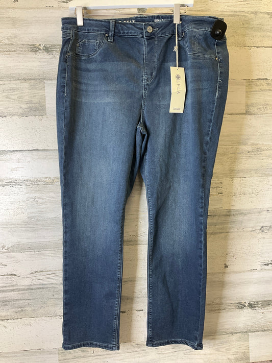 Jeans Straight By Laurie Felt  Size: 18