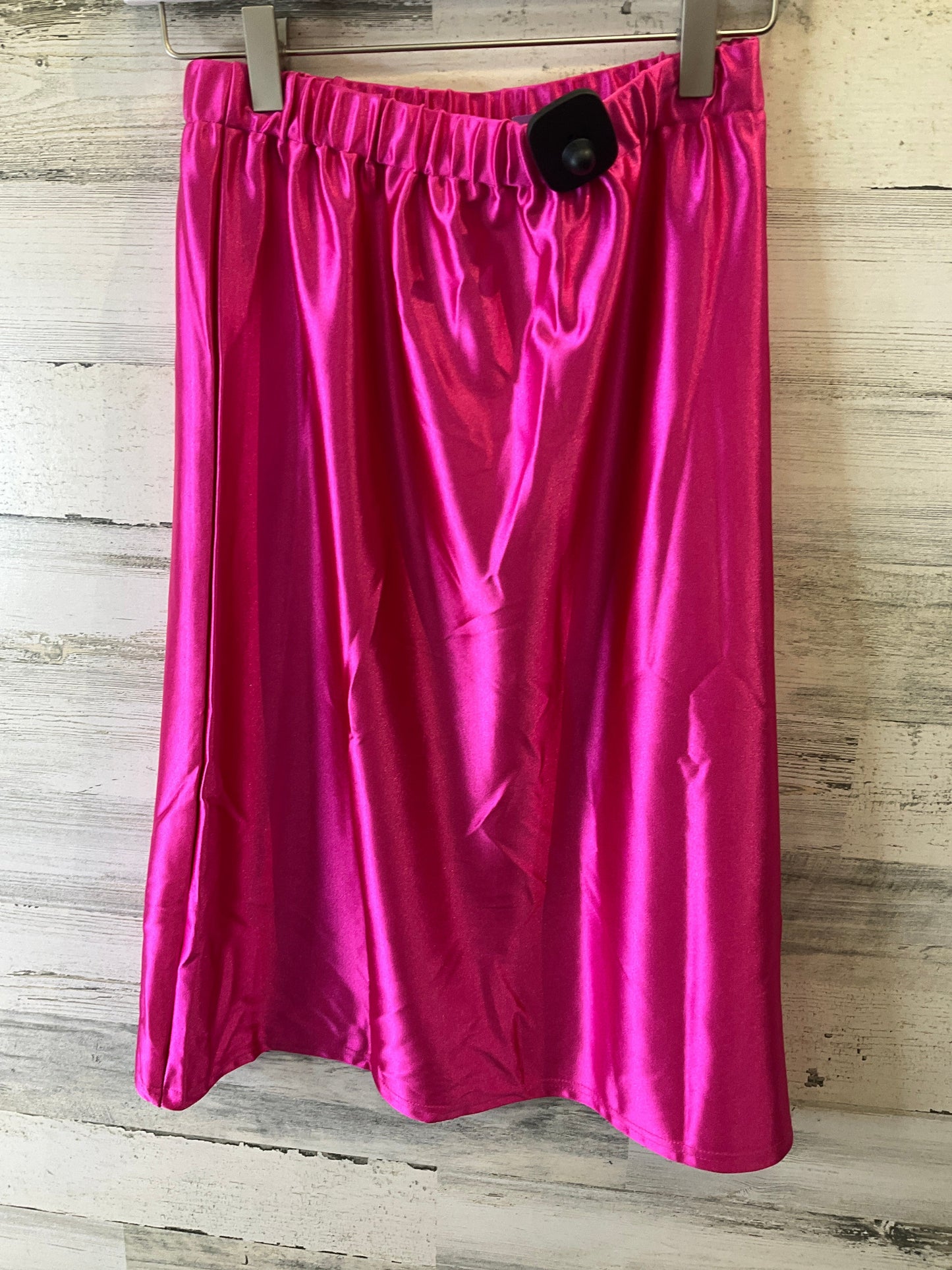 Pink Skirt Midi Fashion Nova, Size 4