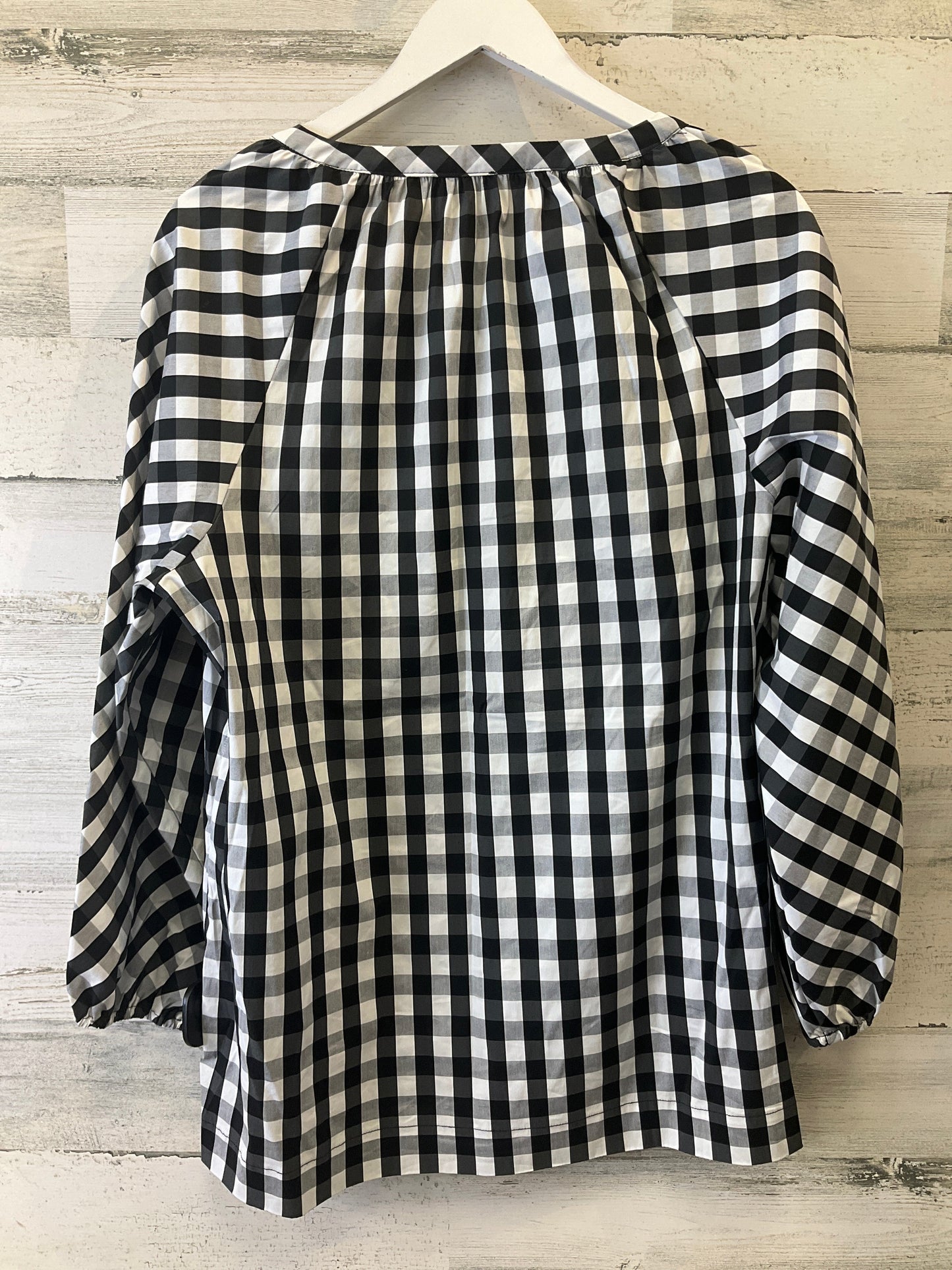 Black & White Top Long Sleeve Chicos, Size L