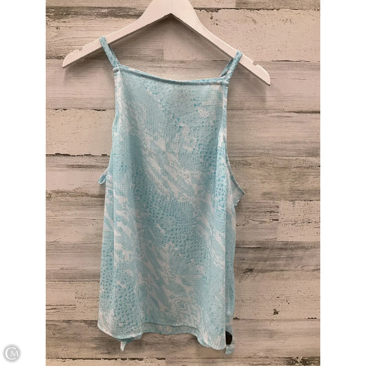 Top Sleeveless By Worthington In Blue, Size: 1x