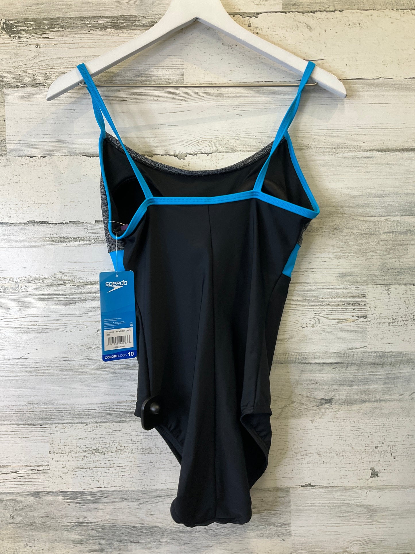 Black & Blue Swimsuit Clothes Mentor, Size M