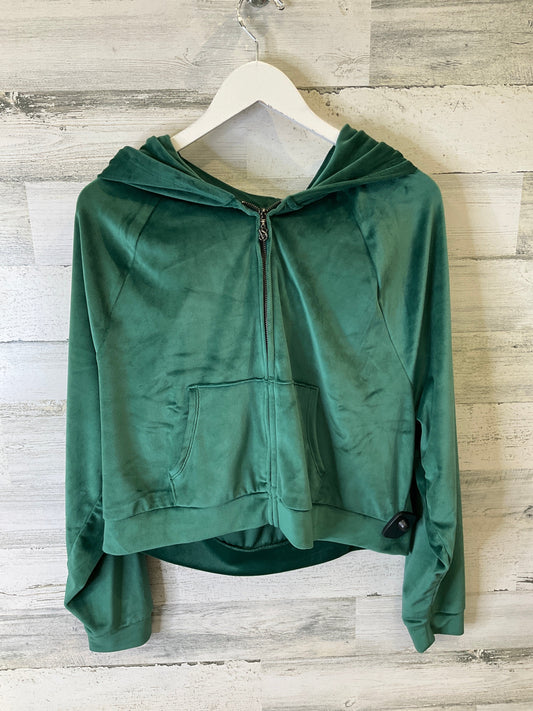 Sweatshirt Hoodie By Victorias Secret In Green, Size: L