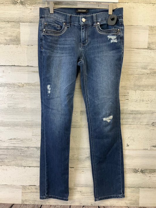 Blue Denim Jeans Straight White House Black Market, Size 6