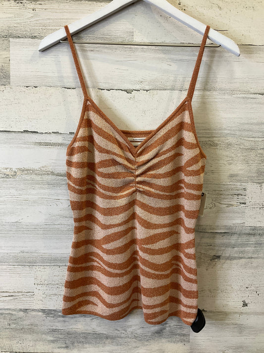 Orange Top Sleeveless Anthropologie, Size S