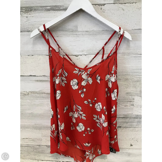 Top Sleeveless By Sienna Sky In Red, Size: M