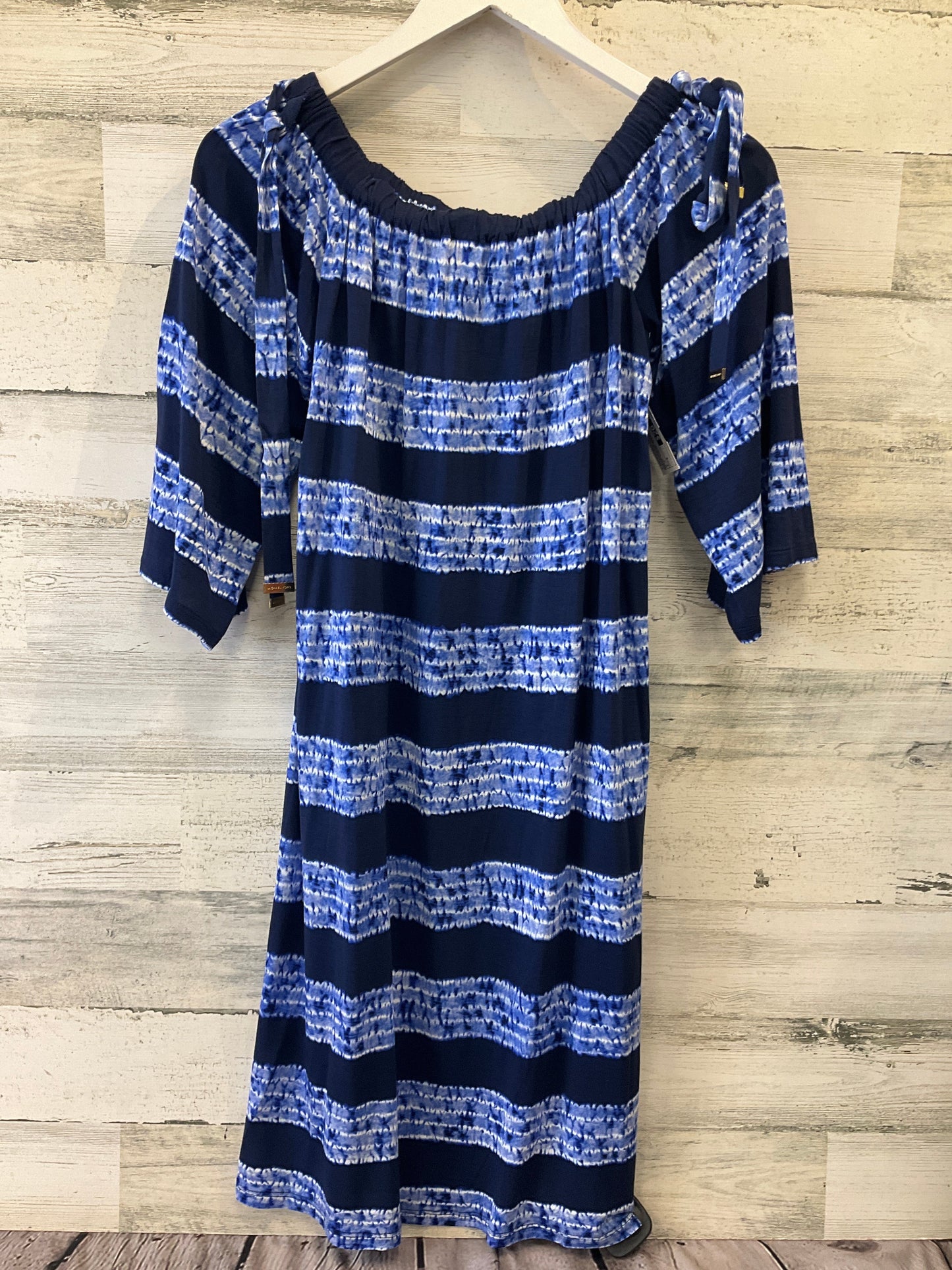 Blue Dress Casual Short Michael By Michael Kors, Size S