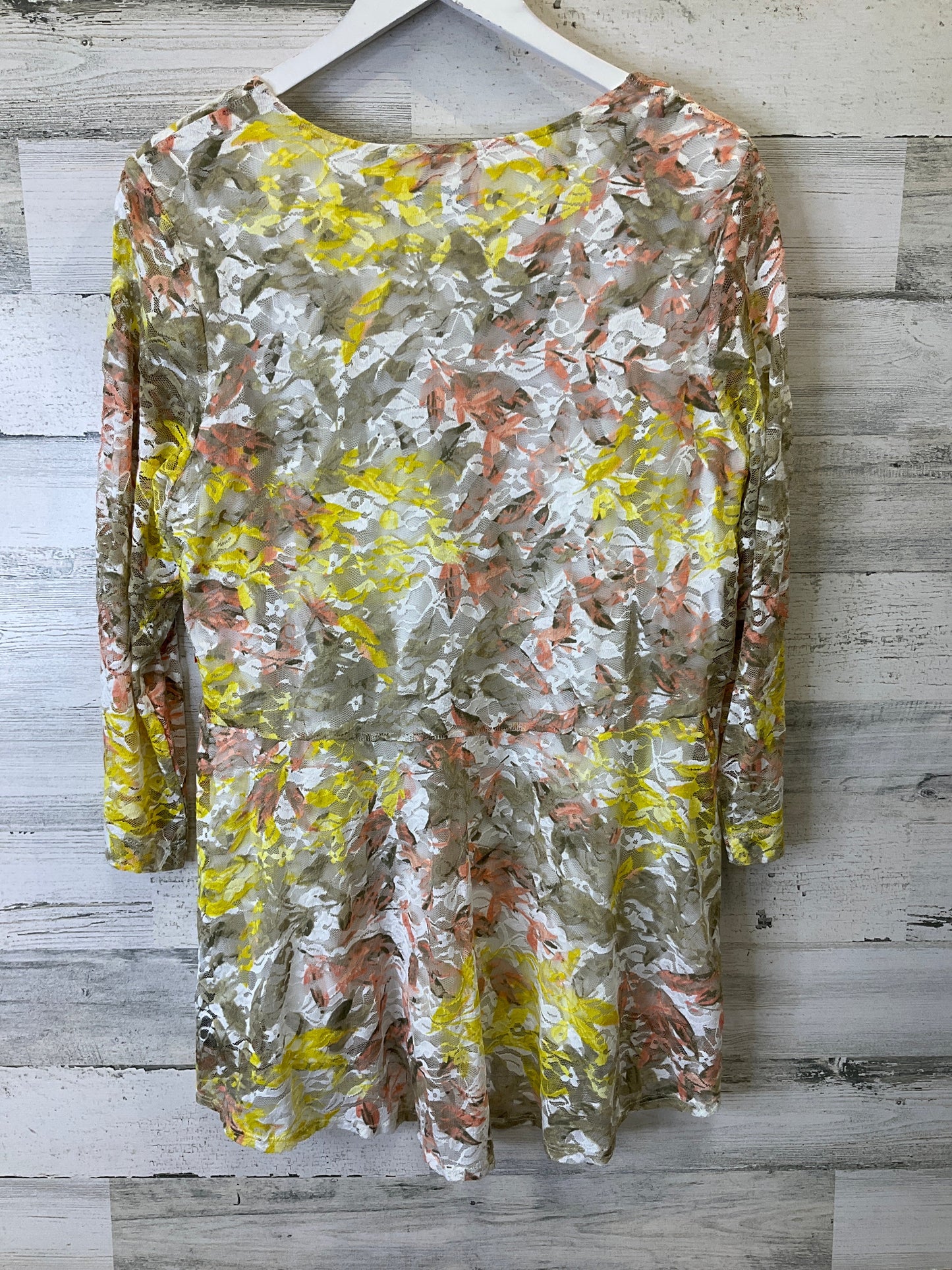 Tunic 3/4 Sleeve By Susan Graver  Size: L