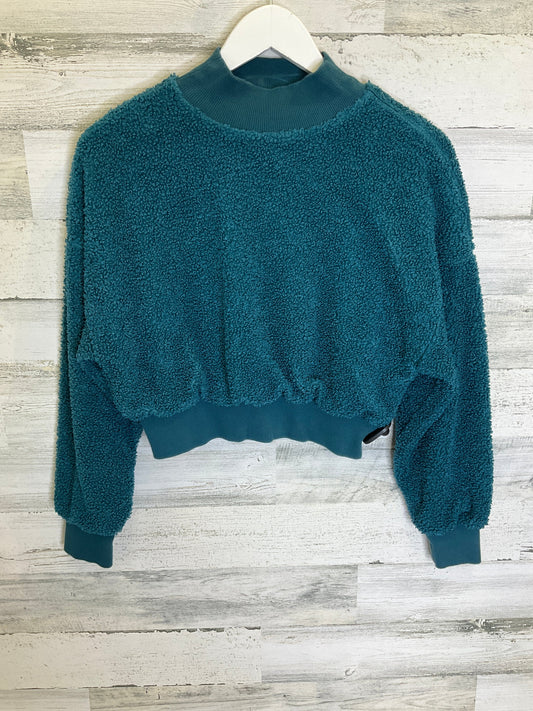 Teal Athletic Sweatshirt Crewneck Fabletics, Size Xxs